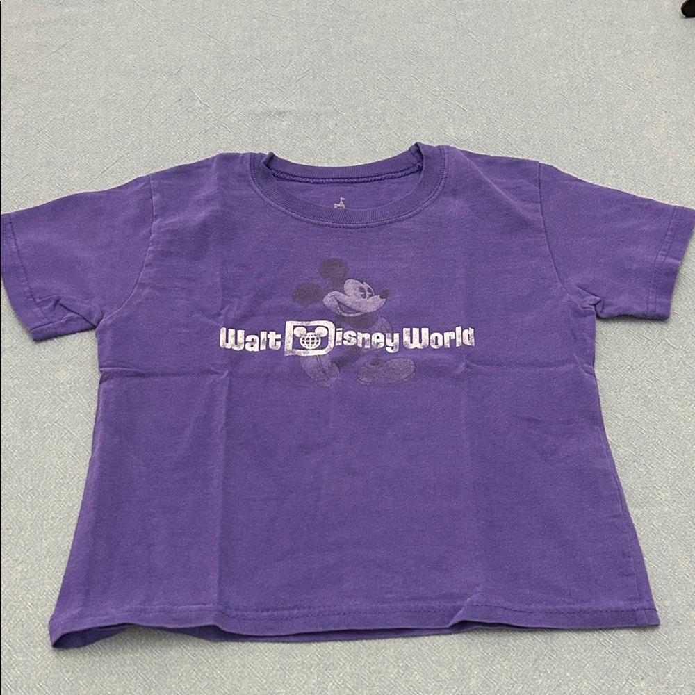 Disney Kids Purple Walt Disney World Tee
